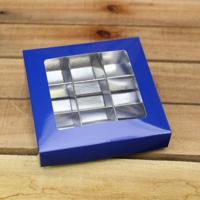 Bonbon doosjes - Chocolade doosje - Kobalt blauw 145 basic - 24 stuks