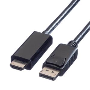 VALUE 11.99.5785 video kabel adapter 1 m DisplayPort Zwart