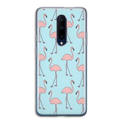 Anything Flamingoes: OnePlus 7 Pro Transparant Hoesje