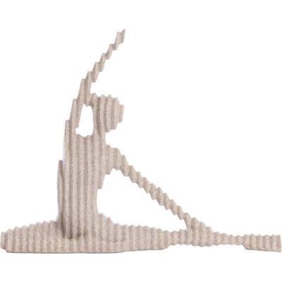 Ornament Zenne Taupe 30X6X24 Cm