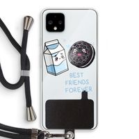 Best Friend Forever: Pixel 4 XL Transparant Hoesje met koord