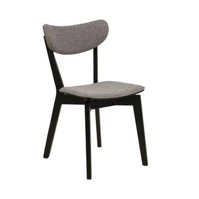 by fonQ basic Crow Eetkamerstoel - Zwart/grijs by fonQ basic Crow Eetkamerstoel - Zwart/grijs