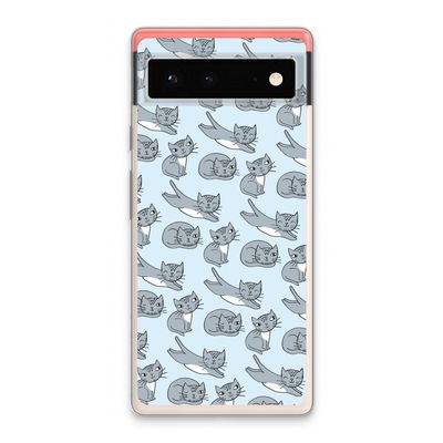 Poezen: Google Pixel 6 Transparant Hoesje