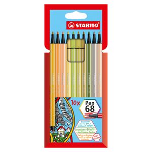 Stabilo pen 68 viltstiften 10 stuks