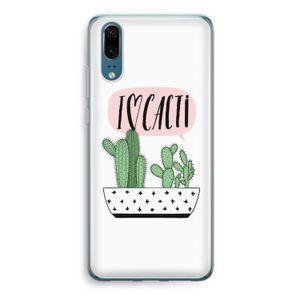 I love cacti: Huawei P20 Transparant Hoesje