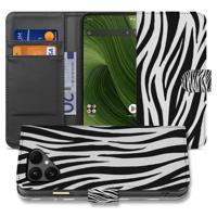Zebra Print Fairphone 6 | Portemonnee Hoesje