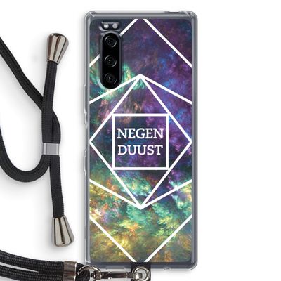 Negenduust ruimte: Sony Xperia 5 Transparant Hoesje met koord