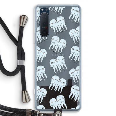 Octopussen: Sony Xperia 5 II Transparant Hoesje met koord