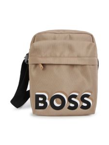 BOSS Kidswear sac porté épaule à logo imprimé - Tons neutres