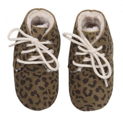 Little indians Babyschoenen High Top Leopard bruin maat 15