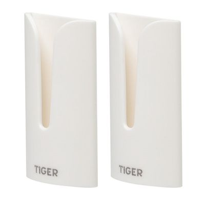 Tiger Handdoekhaak Tulip Zelfklevend 2 Stuks Wit