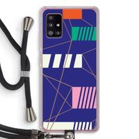 Gestalte 5: Samsung Galaxy A51 5G Transparant Hoesje met koord