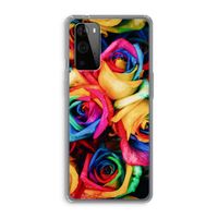 Neon bloemen: OnePlus 9 Pro Transparant Hoesje