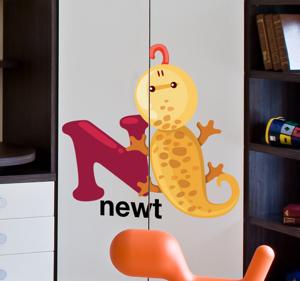 Sticker letter N