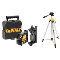 DeWALT DW088CGTRI Kruislijnlaser Groen 15m + DE0881T Statief