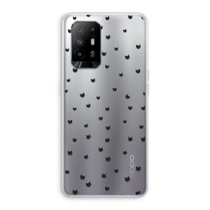 Kleine kattenkopjes: Oppo A95 5G Transparant Hoesje