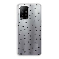 Kleine kattenkopjes: Oppo A95 5G Transparant Hoesje