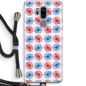 Klaproosjes: LG G7 Thinq Transparant Hoesje met koord