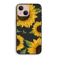 Sunflower and bees: iPhone 13 mini Biologisch afbreekbaar hoesje