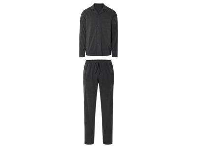 LIVERGY Heren pyjama (L, Grijs)