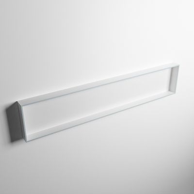 MONDIAZ EASY Nis 149,5x29,5cm in solid surface kleur Clay | Talc. 1 vak geschikt voor in- of opbouw