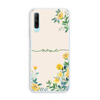 Gele bloemen: Huawei P Smart Pro Transparant Hoesje
