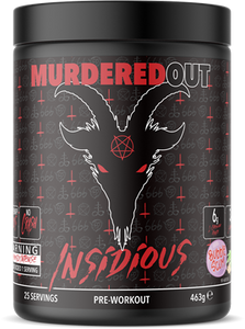 Murdered Out Insidious Pre-Workout Bubblescum (463 gr)