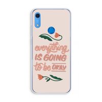 Optimistic flower girl: Huawei Y6s Transparant Hoesje