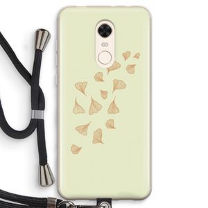 Falling Leaves: Xiaomi Redmi 5 Transparant Hoesje met koord