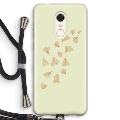 Falling Leaves: Xiaomi Redmi 5 Transparant Hoesje met koord