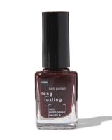 HEMA Long lasting nagellak 222 nightwatch (donkerbruin)