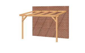 YARD Outdoor OBLIQUE Veranda Schuin dak - 400x300 cm Douglashout- Schuin dak- - YARD Outdoor