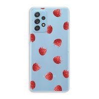Framboosjes: Samsung Galaxy A73 Transparant Hoesje