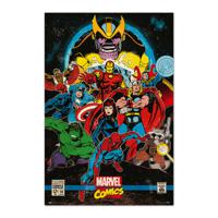 Poster Marvel Comics Infinity Retro 61x91,5cm - thumbnail