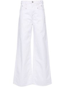 ISABEL MARANT jean ample Lemony à taille haute - Blanc