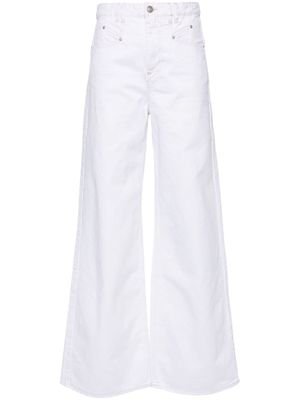 ISABEL MARANT jean ample Lemony à taille haute - Blanc