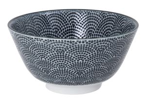 Rijstkom met stippen - Tokyo Design Studio Nippon Black - 12 x 6.4 cm 300 ml