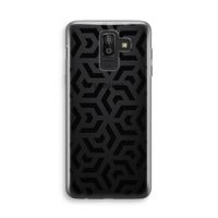 Crazy pattern: Samsung Galaxy J8 (2018) Transparant Hoesje