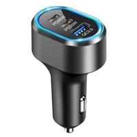 Autolader - Snellader - Autolader USB C - 12v USB Autolader - USB QC3.0 18W & USB C 65W & USB C 20W - Ook geschikt voor laptops en tablets - 103 Watt - 12/24Volt (PS27) Autolader - Snellader - Autolader USB C - 12v USB Autolader - USB QC3.0 18W & USB C 65W & USB C 20W - Ook geschikt voor laptops en tablets - 103 Watt - 12/24Volt (PS27)
