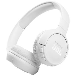 JBL Tune 510BT On Ear koptelefoon Bluetooth Wit Headset, Vouwbaar, Indicator voor batterijstatus, Microfoon uitschakelbaar (mute)