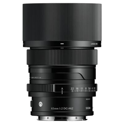 SIGMA 65mm f/2 DG Contemporary L-mount - Zwart