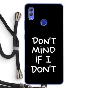 Don't Mind: Honor Note 10 Transparant Hoesje met koord