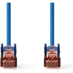 CAT6-kabel | RJ45 Male | RJ45 Male | S/FTP | 3.00 m | Rond | LSZH | Blauw | Label