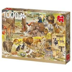 Premium Collection Rien Poortvliet, Bouw van de ark van Noach 1000 stukjes