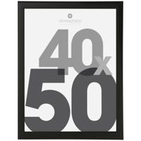 Atmosphera Fotolijstje Olympus - voor een foto van 40 x 50 cm - zwart - Kunststof/glas
