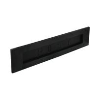 Intersteel Briefplaat geveerd met tekst "Post" - mat zwart Intersteel Briefplaat geveerd met tekst "Post" - mat zwart