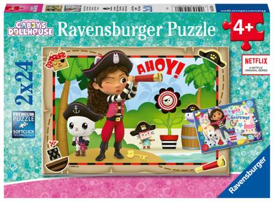 Ravensburger puzzel 2x24 stukjes Gabby&apos;s dollhouse