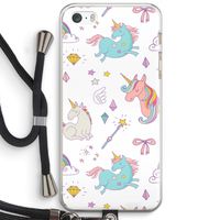 Fantasiewereld: iPhone 5 / 5S / SE Transparant Hoesje met koord