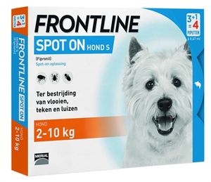 FRONTLINE HOND SPOT ON SMALL 4 PIPET 2-10 KG