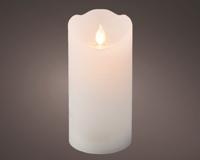 Led kaars wax vlam verlichting 15 cm wit